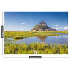 tulup.cz Fototapeta Le Mont SaintMichel Fototapeta Samolepící 104x70 cm