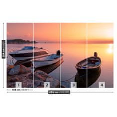 tulup.cz Fototapeta Lodě Sunrise Fototapeta Samolepící 416x254 cm