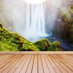 tulup.cz Fototapeta Vodopád Skogafoss Fototapeta Samolepící 208x146 cm