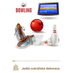 Caketools Jedlý papír "Bowling 5" A4