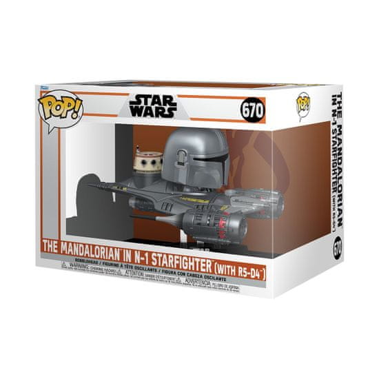 Grooters Star Wars Funko POP Rides: MND S9 - Mandalorian in N1 Starfighter