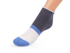 Kraftika 1pár černá pánské / chlapecké bavlněné ponožky kotníkové