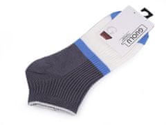 Kraftika 1pár bílo-modrá šedá pánské / chlapecké bavlněné ponožky
