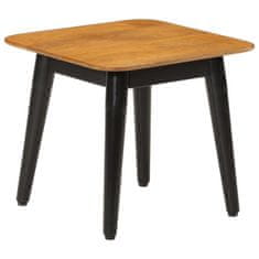 Greatstore Konferenční stolek 45 x 45 x 40 cm masivní mangovník a železo