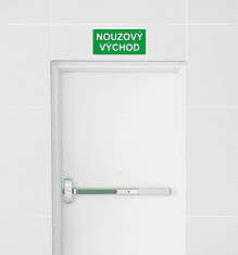 CZ Samolepka NOUZOVÝ VÝCHOD 210 x 100 mm