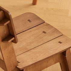 SoBuy SoBuy HFST01-BR Kuchyňská židle Kancelářská židle Dětská židle Přírodní hnědá 44,5x86x61cm