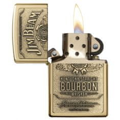 Zippo Benzínový zapalovač Zippo 23156 Jim Beam Brass Emblem