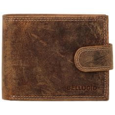 Bellugio Pánská kožená peněženka Bellugio Mason, tmavě hnědá