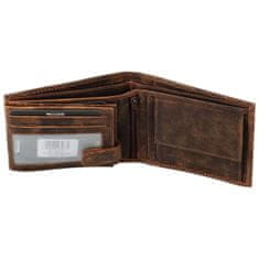 Bellugio Pánská kožená peněženka Bellugio Silas, světle hnědá