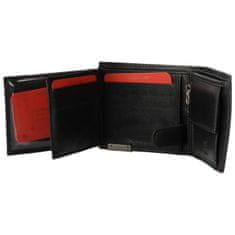Bellugio Pánská kožená peněženka Bellugio Mateo, černá