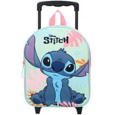 Vadobag Dětský cestovní 3D batoh na kolečkách Lilo & Stitch