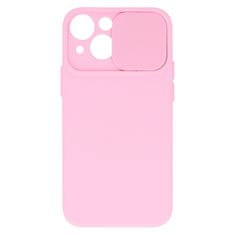 TopQ Camshield Soft for Samsung Galaxy S24 Plus Light pink