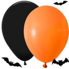 Verk 26059 Balonky Halloween černé a oranžové 20 ks