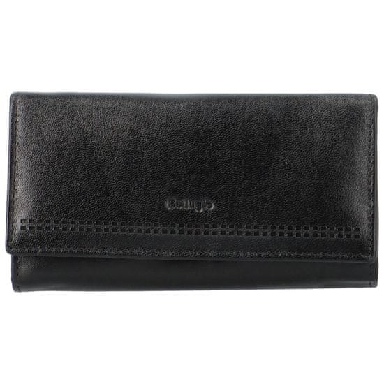 Bellugio Dámská kožená peněženka Bellugio Nariela, černá