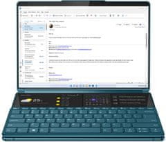 Lenovo Yoga Book 9 13IRU8, modrá (82YQ004QCK)