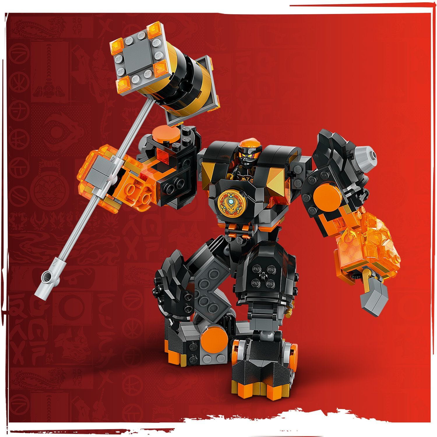 LEGO Ninjago 71806 Cole's Elemental Earth Robot