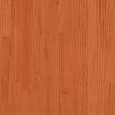 Greatstore Jídelní stůl voskově hnědý 55 x 55 x 75 cm masivní borové dřevo