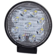 Verk 12248 Pracovní světlo kulaté 9 LED, 27W