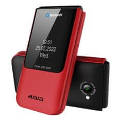 AIWA Multifunkční mobilní telefon pro seniory s flipem - AIWA FP-24RD