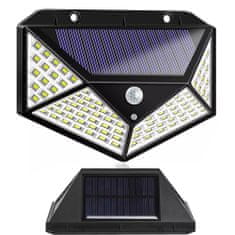 Verk 24240 Solární venkovní 100 LED SMD osvětlení s pohybovým senzorem