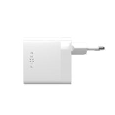 FIXED 65W 2x USB-C nabíjecí adaptér, bílý