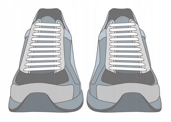 Kaps Amusing Laces kvalitní silikonové tkaničky do bot 20 ks