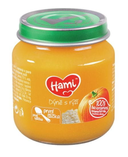 Hami Dýně s rýží (125 g) - zeleninový příkrm