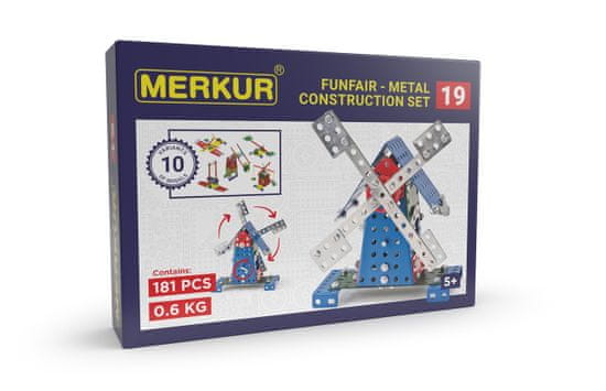 Merkur Merkur 019 Mlýn, 181 dílů, 10 modelů