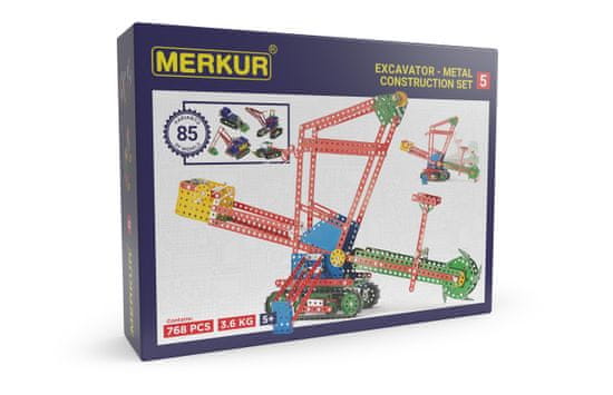 Merkur Merkur 5 stavebnice, 768 dílů, 80 modelů