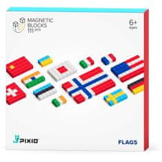 PIXIO PIXIO Flags Magnetická stavebnice