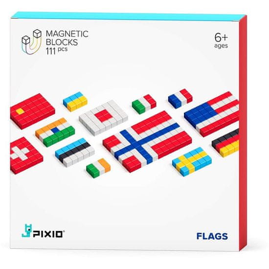 PIXIO PIXIO Flags Magnetická stavebnice