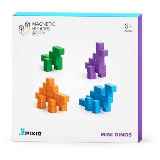 PIXIO PIXIO Mini Dinos Magnetická stavebnice