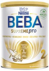 BEBA SUPREMEpro 2, 6 HMO, pokračovací kojenecké mléko, 6 x 800 g