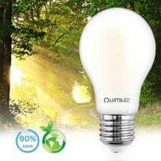 LUMILED 6x LED žárovka E27 A60 11W = 100W 1521lm 4000K Neutrální bílá 360° Mléčná bublina