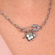 La Petite Story Moderní ocelový náhrdelník s přívěsky Frienship LPS10ARR01