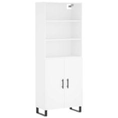 Vidaxl Skříň highboard bílá 69,5 x 34 x 180 cm kompozitní dřevo