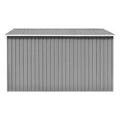 Vidaxl Zahradní domek 257 x 298 x 178 cm kovový šedý