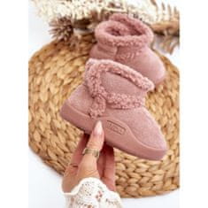 Dětské boty na suchý zip Pink velikost 23
