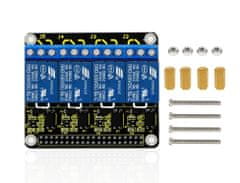 Keyestudio Keyestudio Arduino RPI 4-kanál. štít. relé 5V pro Raspberry Pi