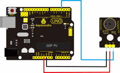 Keyestudio Keyestudio Arduino modul pasiv. alarm bzucaku