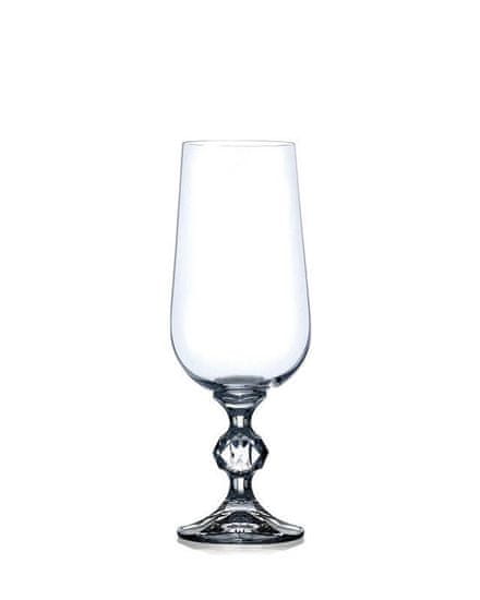 Crystalex Bohemia Crystal Sklenice na pivo Claudia 280ml (set po 6ks)