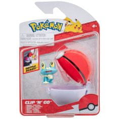 Jazwares Pokémon Clip 'N' Go Froakie + Poké Ball