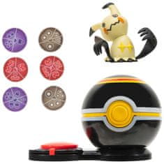 Jazwares Pokémon Surprise Attack Game Mimikyu pokeball