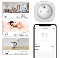 BOT Chytrá zásuvka S3 s měřením spotřeby WiFi