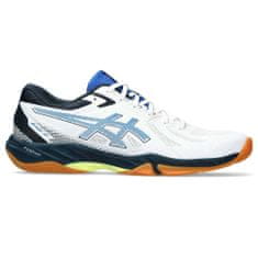 Asics Boty squashové bílé 45 EU Gel-blade Ff White Illusion Blue