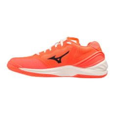 Mizuno Boty squashové oranžové 42.5 EU Wave Stealth Neo Flame Black