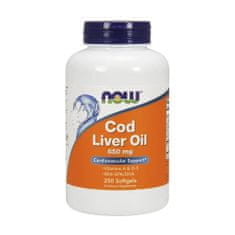 NOW Foods NOW Foods Cod Liver Oil 650 mg 250 tobolek 1173