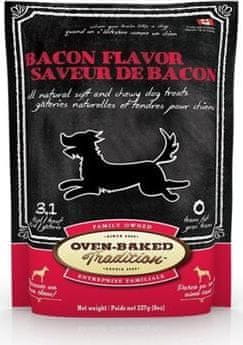 4DAVE OBT All Natural soft & chewy BACON 227 g, přírodní pamlsek se slaninou