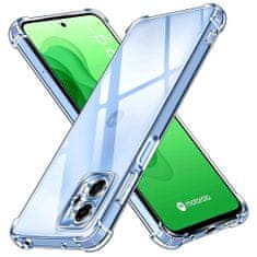 Techsuit Silikonové pouzdro se zesílenými hranami pro Motorola Moto G13/Moto G23 - Transparentní KP29943