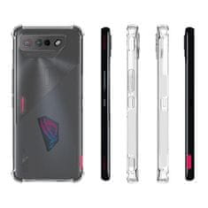 Techsuit Silikonové pouzdro se zesílenými hranami pro Asus ROG Phone 7/ROG Phone 7 Ultimate - Transparentní KP29945